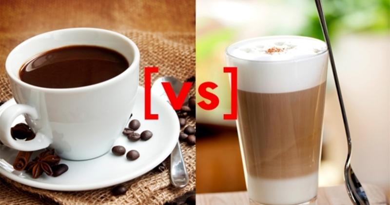 Coffee vs. Latte